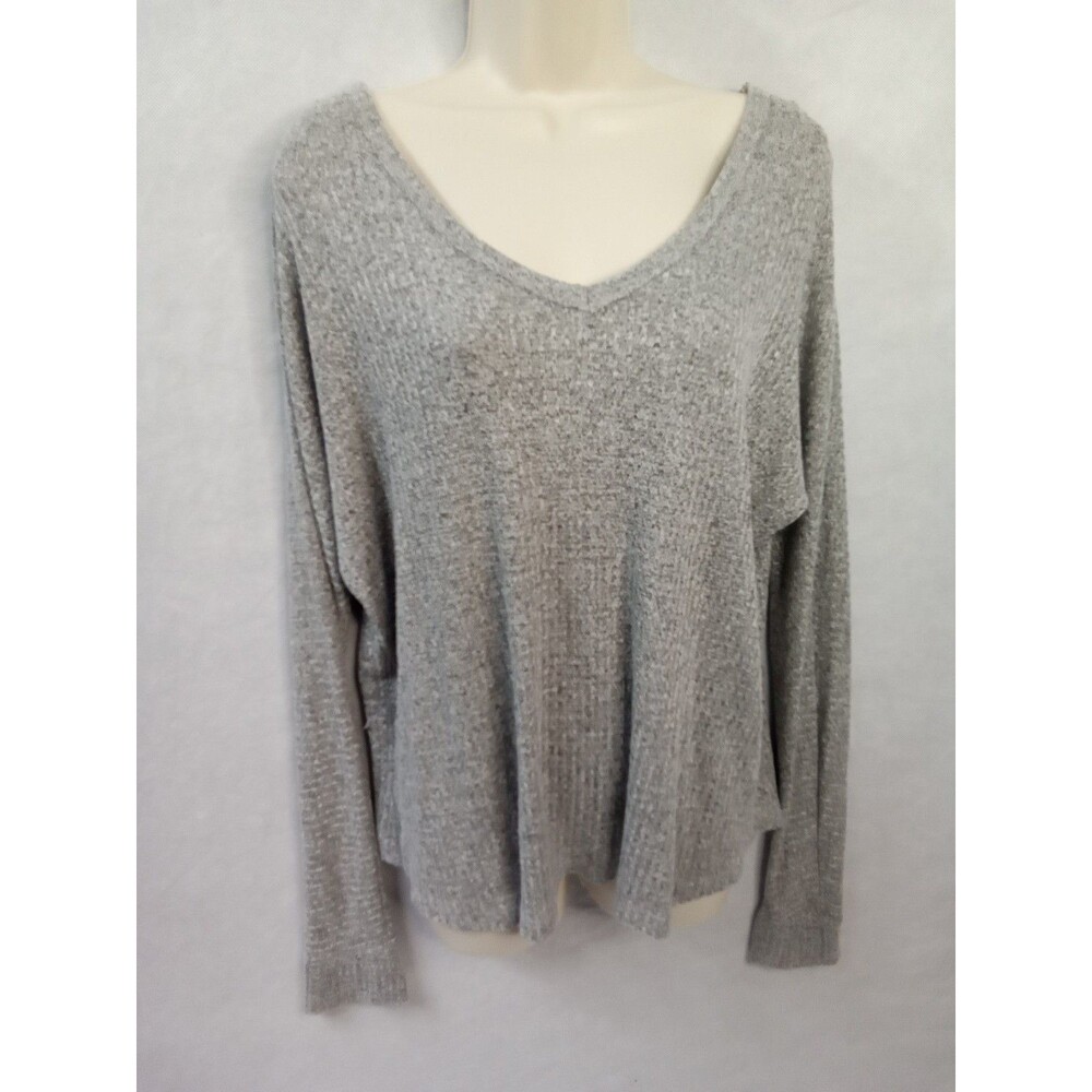 BKE Women Large Gray Sweater‎ Open Back